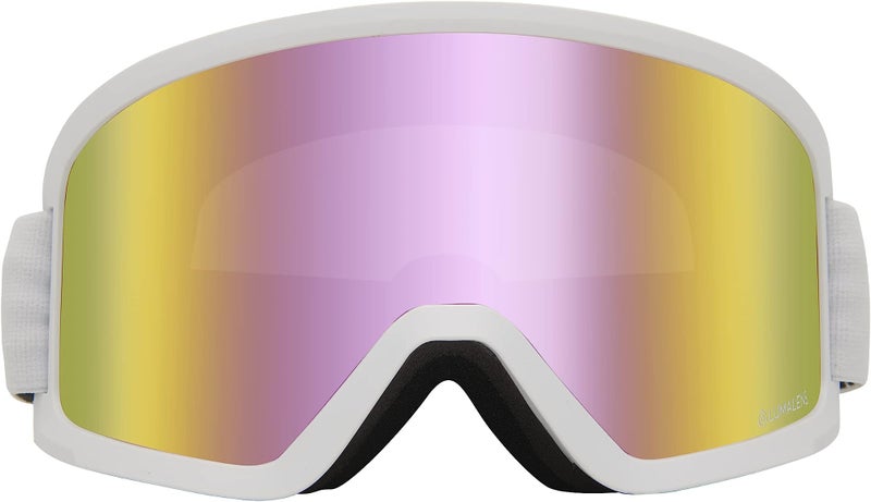 Dragon Alliance Unisex DX3 OTG - White/Lumalens Pink Ion, White/Black, Medium (404946130101)